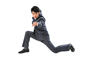 功夫男白领图片