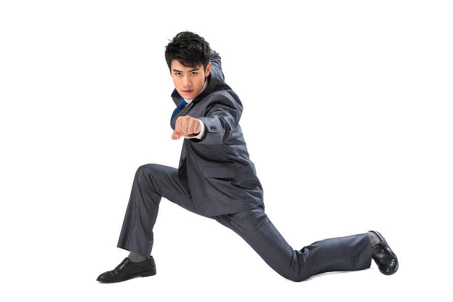 功夫男白领图片
