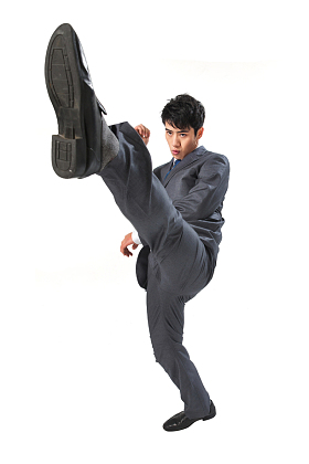 功夫男白领照片