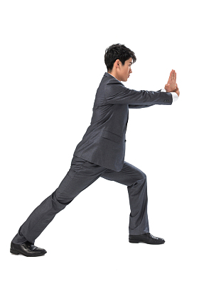 功夫男白领图片