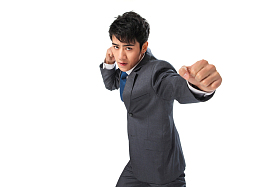 功夫男白领图片