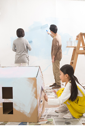 快乐家庭装修房子