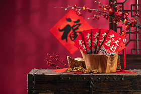 红包和金元宝照片