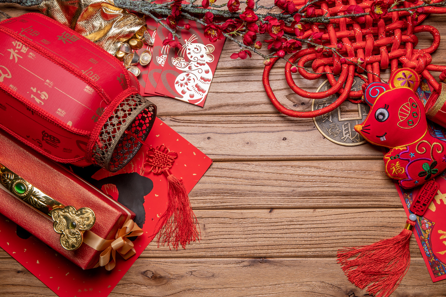新年静物图片