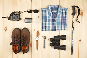 男性个人随身用品照片