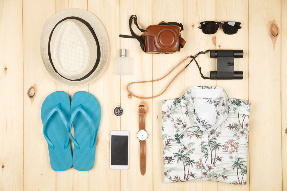 男性个人随身用品照片