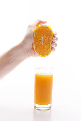 自制橙汁图片