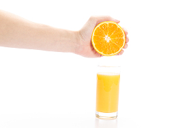 自制橙汁图片