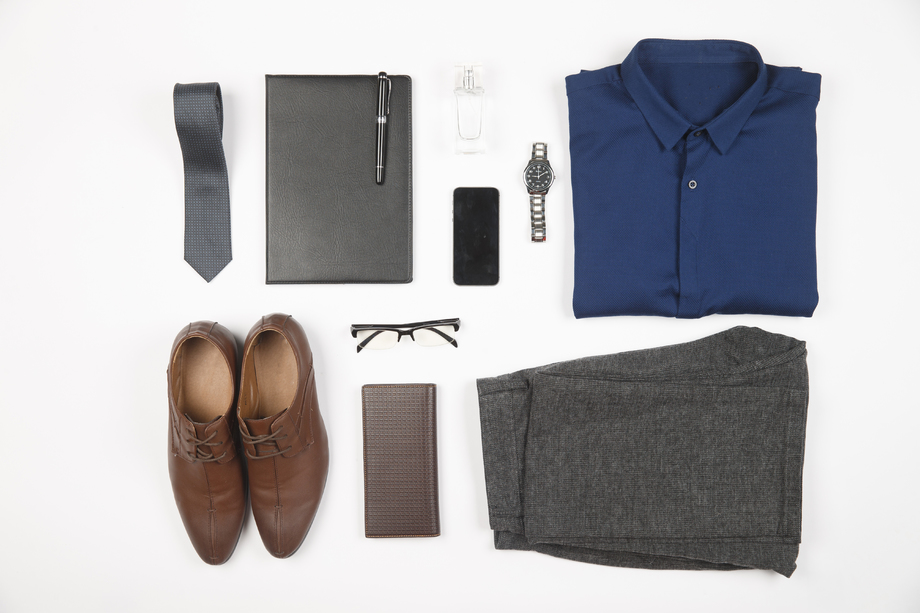 男性个人随身用品照片