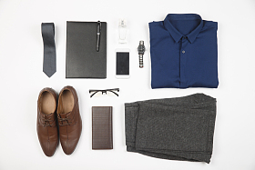 男性个人随身用品照片