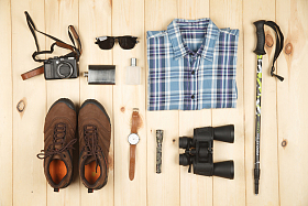 男性个人随身用品照片