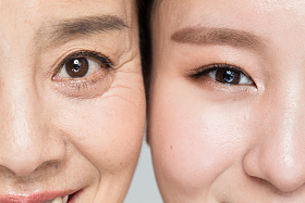 母女眼睛特写
