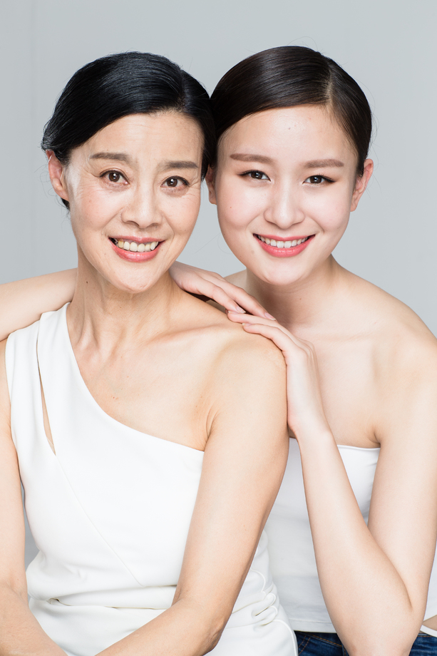 美丽优雅的母女照片 美丽优雅的母女照片