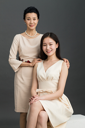 幸福母女照片