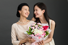 幸福母女照片