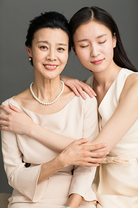 幸福母女