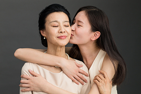 幸福母女照片