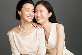 幸福母女照片