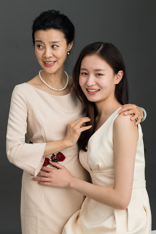幸福母女