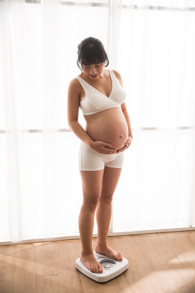 孕妇称体重
