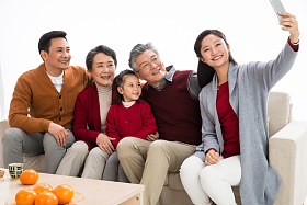 幸福家庭图片