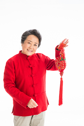 老年人庆祝新年图片