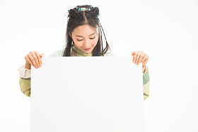 可爱的古典美女图片