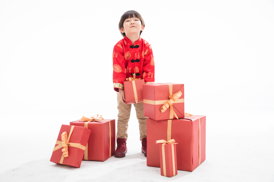 小男孩过新年 小男孩过新年