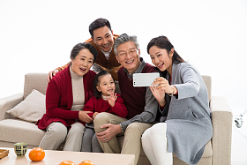 幸福家庭照片