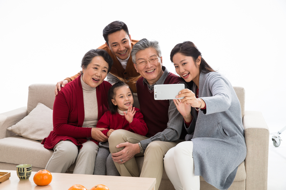 幸福家庭照片