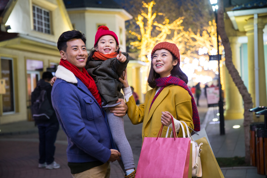 快乐家庭节日购物 快乐家庭节日购物