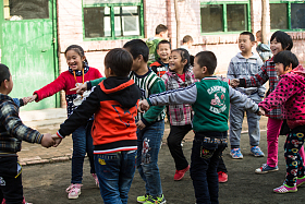 乡村小学生在学校