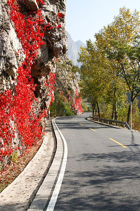 北京郊区的公路图片