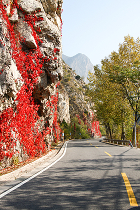 北京郊区的公路图片