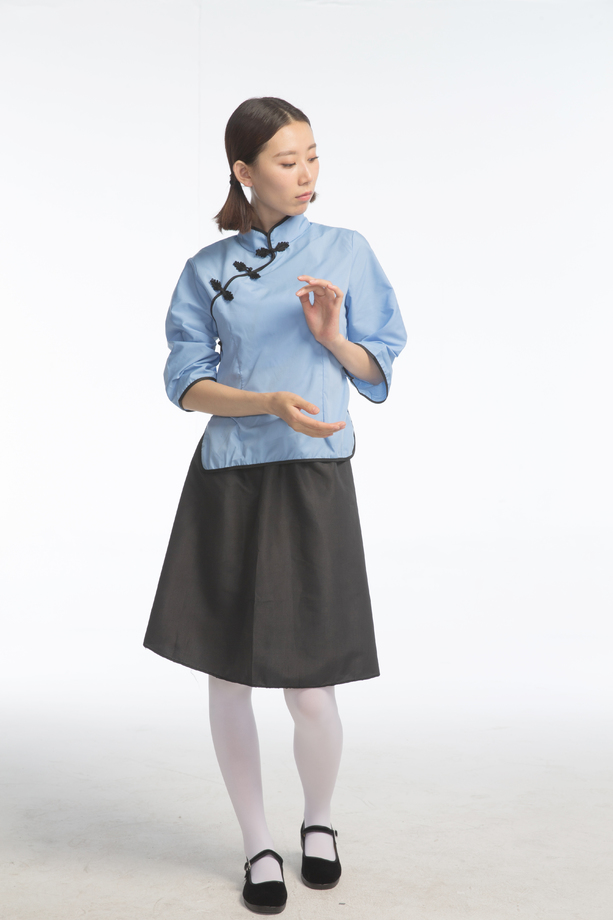 复古青年女人