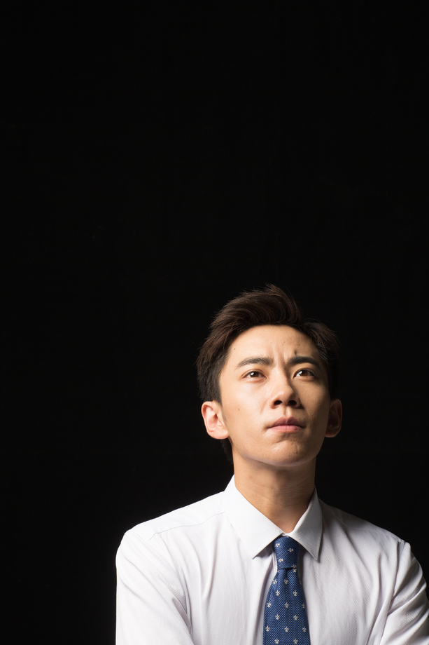 商务青年男人的肖像