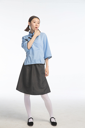 复古青年女人图片