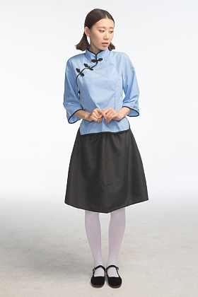 复古青年女人