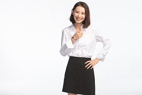 商务青年女人照片