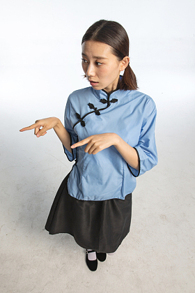 复古青年女人照片