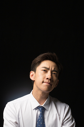 商务青年男人的肖像