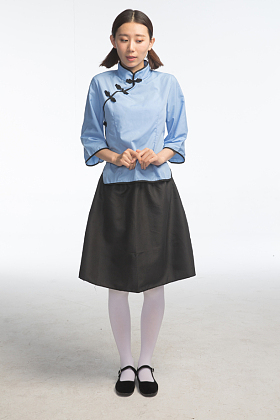 复古青年女人图片