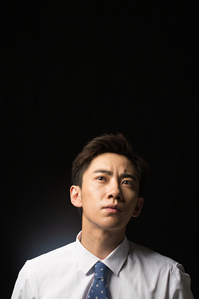 商务青年男人的肖像照片