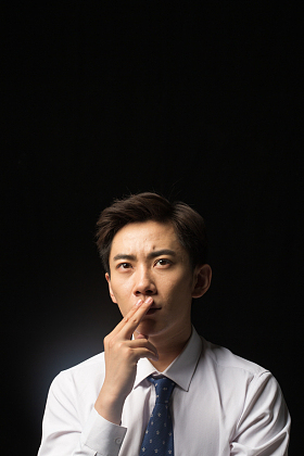 商务青年男人的肖像