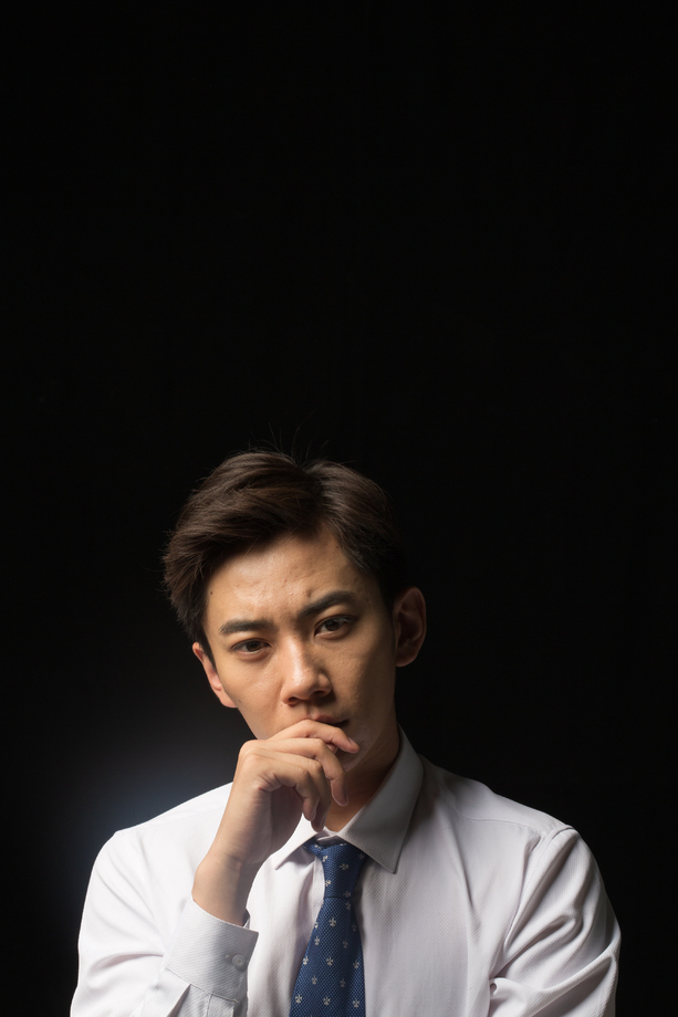 商务青年男人的肖像