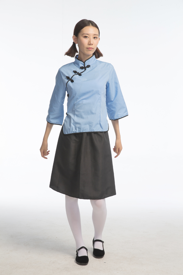 复古青年女人