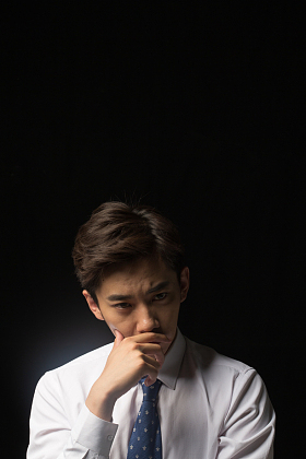 商务青年男人的肖像