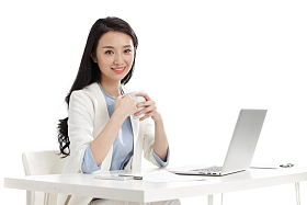 年轻商务女性照片