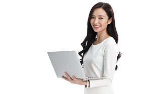 年轻商务女性图片