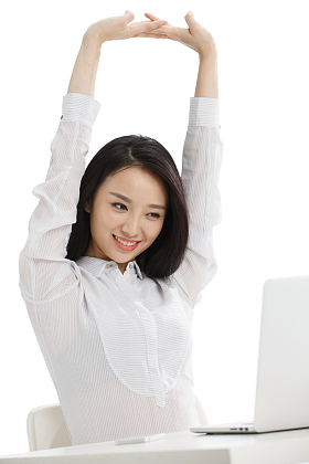 年轻商务女性照片